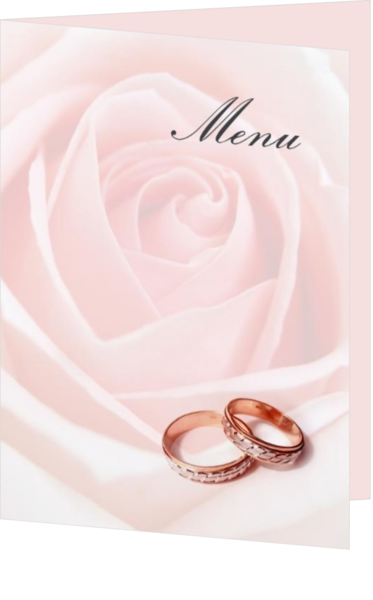 Menukaart maken voor jullie bruiloft - trouwkaart OPPT013
