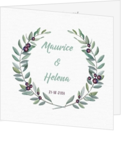 Hippe trouwkaarten - trouwkaart LVA037