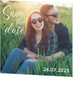 Save the date kaartjes - trouwkaart LCD074