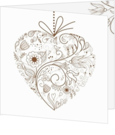 Trouwkaarten met hartjes - trouwkaart lovely hearts 10, vk