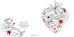 lovely hearts 9, vk Achterkant/Voorkant